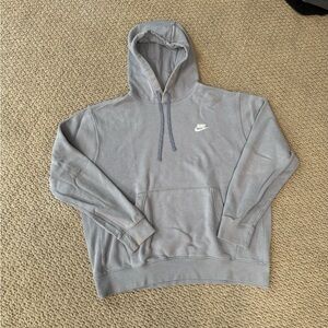 Nike Men's Light Gray Hoodie